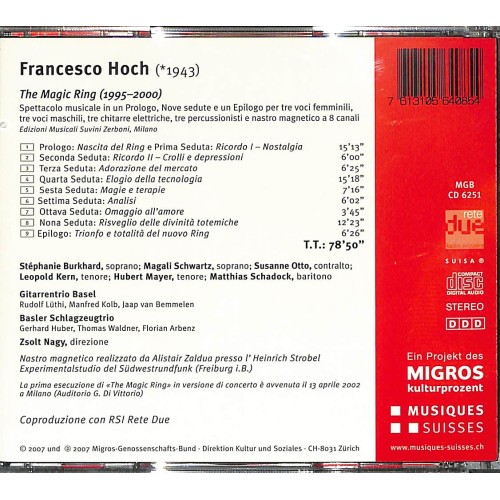 CD-Kopie: Francesco Hoch - The Magic Ring