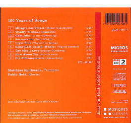 Occ. CD Matthias Spillmann - 100 Years of Songs