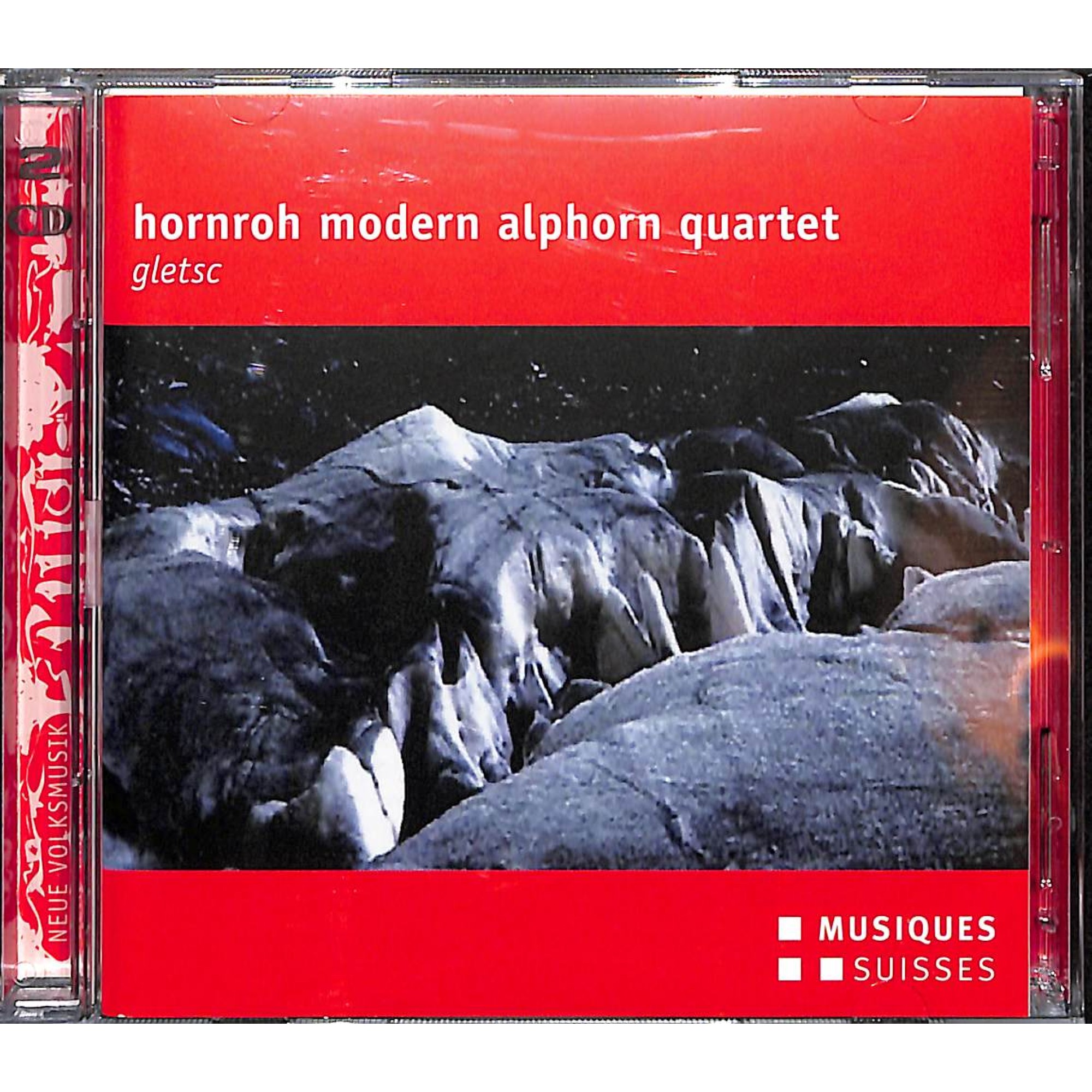 CD hornroh modern alphorn quartet - gletsc 2CD CD hornroh modern alphorn quartet - gletsc 2CD
