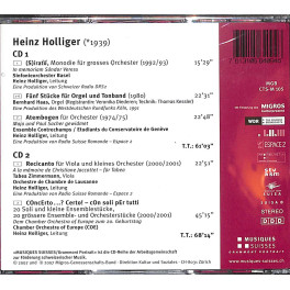 Occ. CD Heinz Holliger  2CD