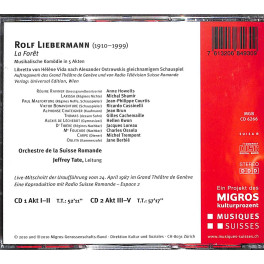 Occ. CD Rolf Liebermann - La Forêt  2CD