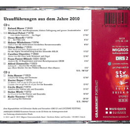 Occ. CD Grammont Sélection 4 - Uraufführungen aus dem Jahr 2010  2CD