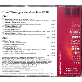 Occ. CD Grammont Sélection 2 - Uraufführungen aus dem Jahr 2008  2CD