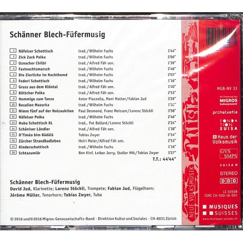 CD Schänner Blech-Füfermusig