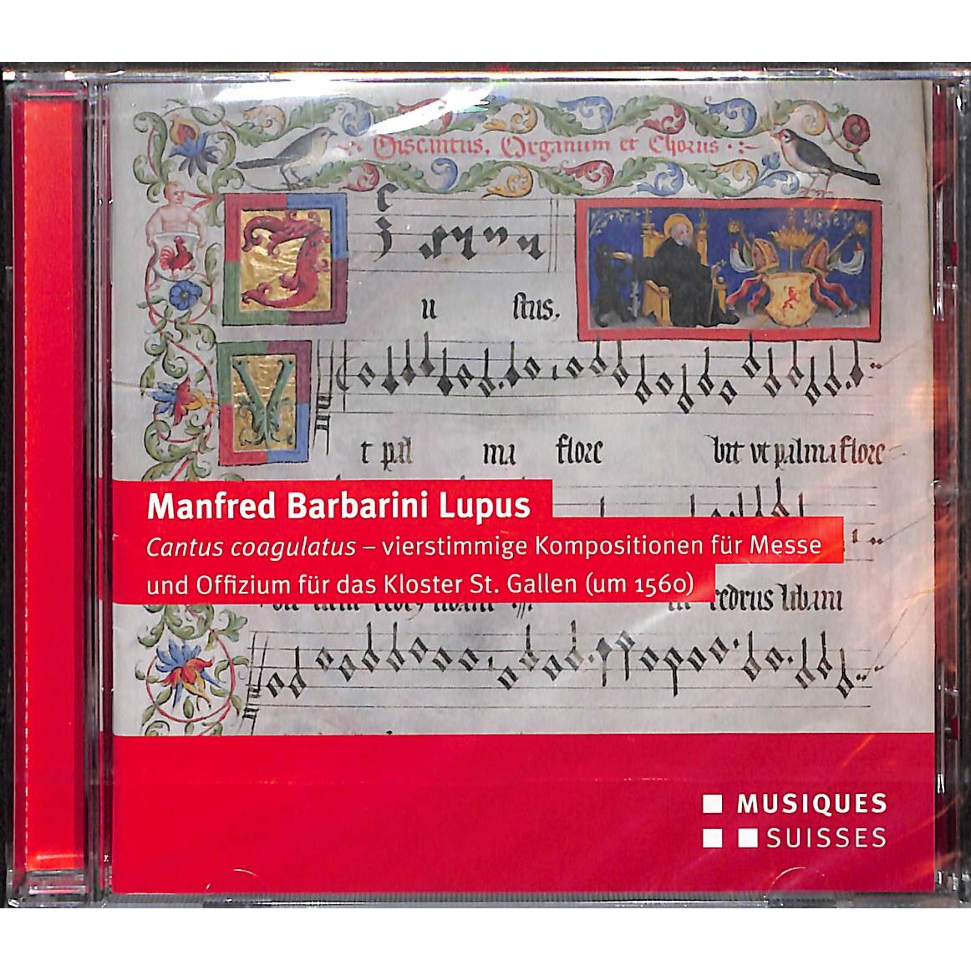 CD Manfred Barbarini Lupus für Messe und Offizium für das Kloster St. Gallen CD Manfred Barbarini Lupus für Messe und Offizium für das Kloster St. Gallen