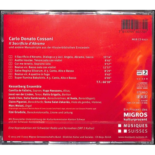 CD Carlo Donato Cossoni - Il Sacrificio d'Abramo