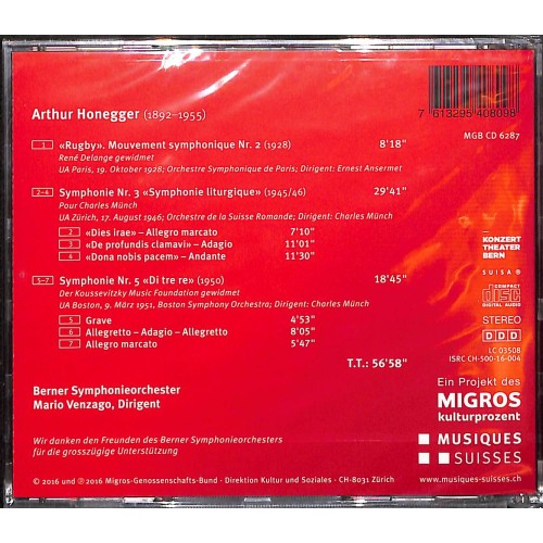 CD Arthur Honegger - Rugby, Mouvement symphonique