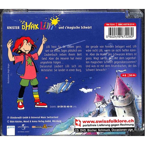 Occ. CD D'Häx Lilii und s'magische Schwärt