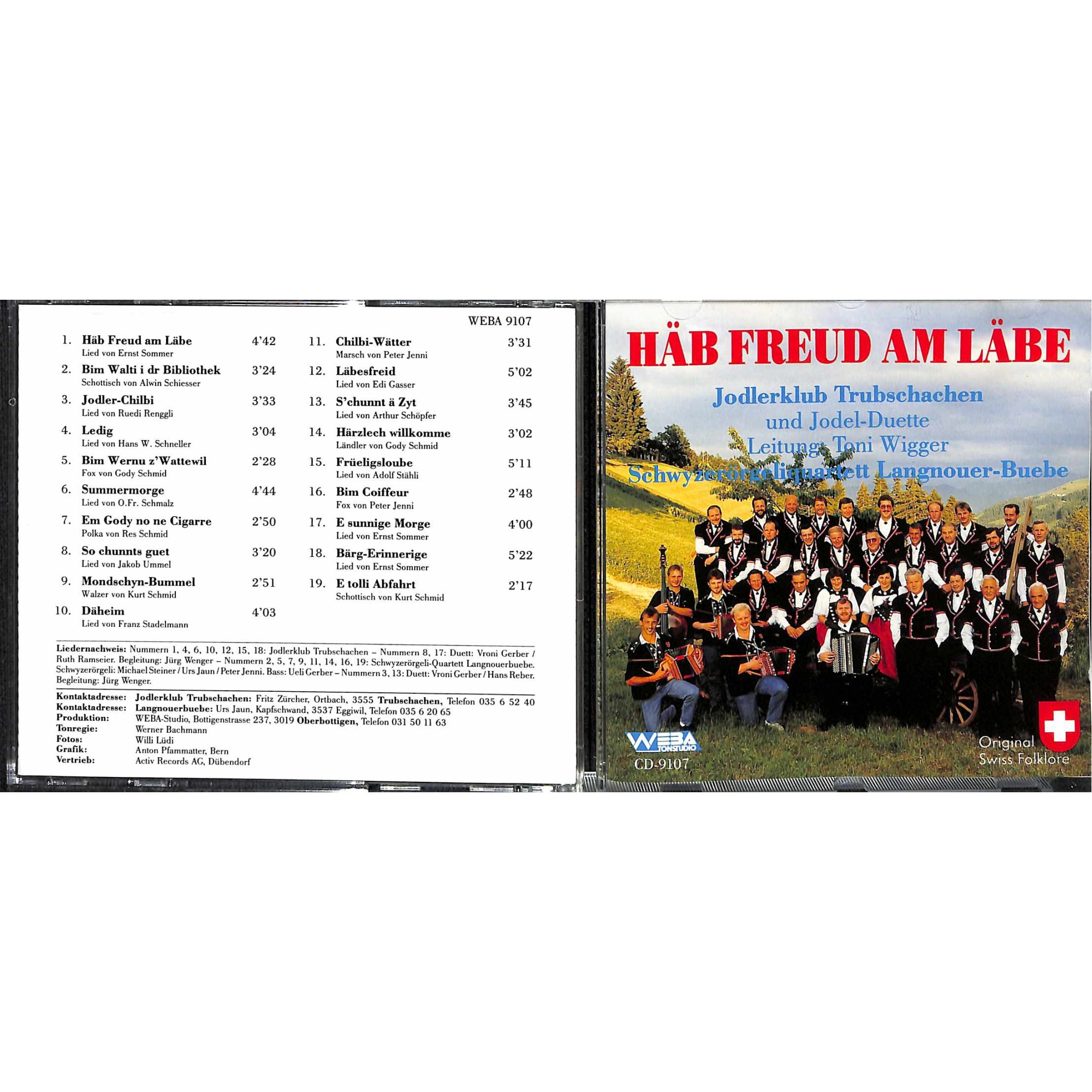 Occ. CD Jodlerklub Trubschachen SQ Langnouer-Buebe - Häb Freud am Läbe Occ. CD Jodlerklub Trubschachen SQ Langnouer-Buebe - Häb Freud am Läbe
