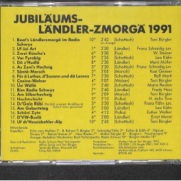 Occ. CD Jubliläums-Ländler-Zmorga 1991