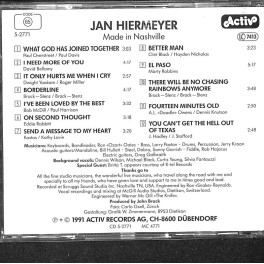 Occ. CD Jan Hiermeyer - Made in Nashville
