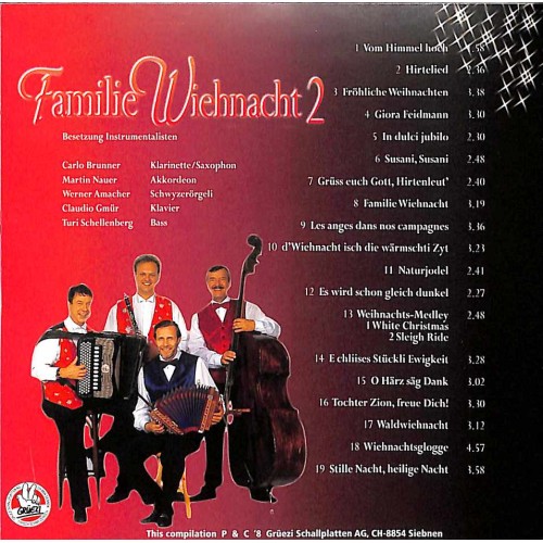Occ. CD Familie Wiehnacht 2 - Geschw. Biberstein, Keiser Chörli