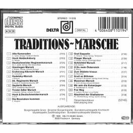 Occ. CD Alte Kameraden - Traditions-Märsche