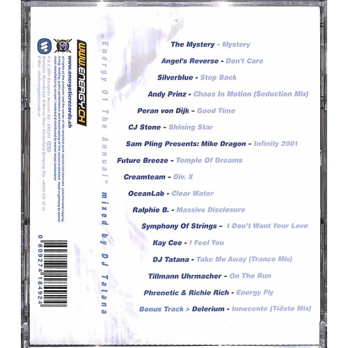 Occ. CD ENERGY 01 mixed by dj tatana