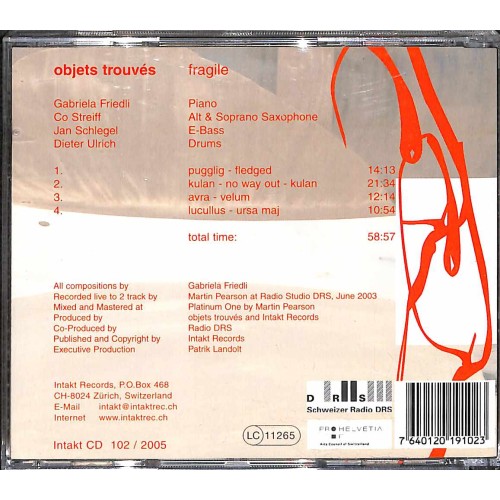 Occ. CD Gabriela Friedli, Co Streiff, Jan Schlegel, Dieter Ulrich - objets trouvés