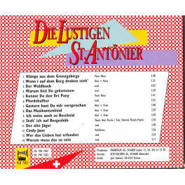 CD Klänge aus dem Grenzgebiet - Die lustigen St. Antönier