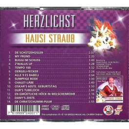 Occ. CD Herzlichst - Hausi Straub