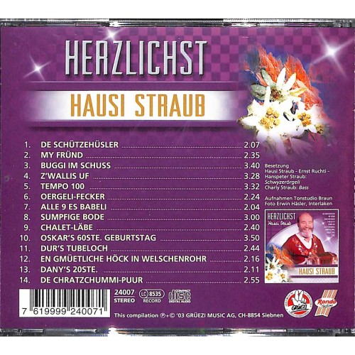 Occ. CD Herzlichst - Hausi Straub
