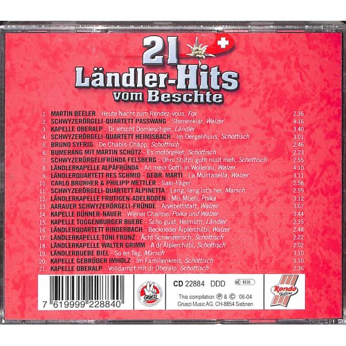 Occ. CD 21 Ländler-Hits vom Beschte - diverse 