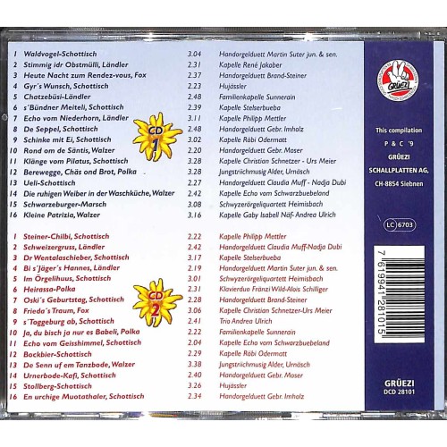 Occ. CD Die Jahrhundert-Hits der Ländlermusik - 2CD
