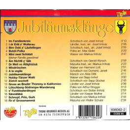 CD Jubiläumsklänge - 10 Jahre Kapelle Gebr Imholz Bürglen