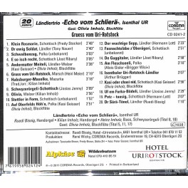 Occ. CD Ländlertrio Echo vom Schlierä Isenthal UR - Gruess vom Uri-Rotstock Occ. CD Ländlertrio Echo vom Schlierä Isenthal UR - Gruess vom Uri-Rotstock