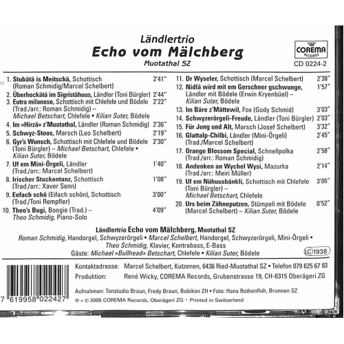 Occ. CD Echo vom Mälchberg