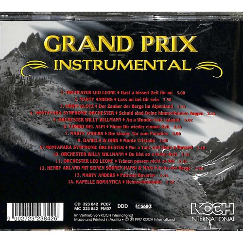 Occ. CD Die schönsten Melodien aus dem Grand Prix der Volksmusik - Instrumental