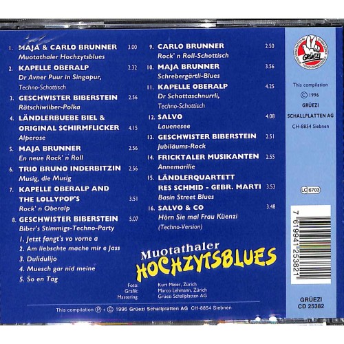 Occ. CD Muotathaler Hochzytsblues - diverse Schweizer