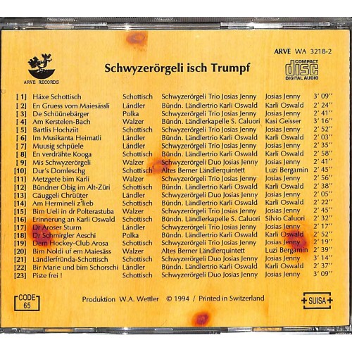Occ. CD Josias Jenny - Schwyzerörgeli isch Trumpf