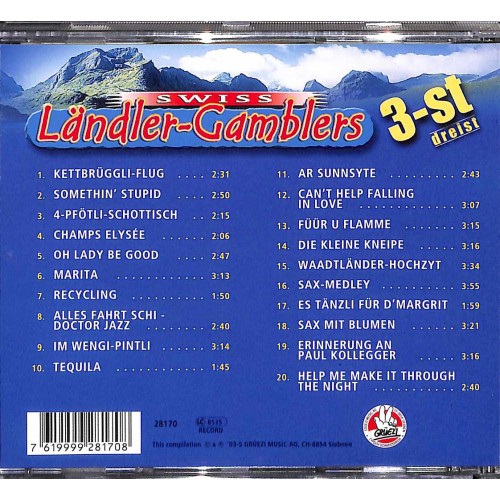 Occ. CD 3-st (dreist) swiss Ländler-Gamblers