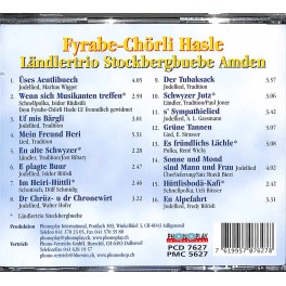 CD Fyrabe-Chörli Hasle / Stockberg Buebe CD Fyrabe-Chörli Hasle / Stockberg Buebe