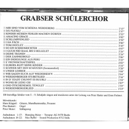 CD: Grabser Schülerchor - Ltg Peter Hasler und Ernst Frehner