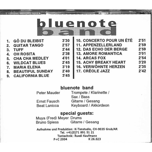 Occ. CD Bluenote band 