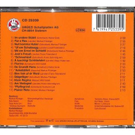 Occ. CD Trio Markus Flückiger - Musig us dr Örgeli-Chischte