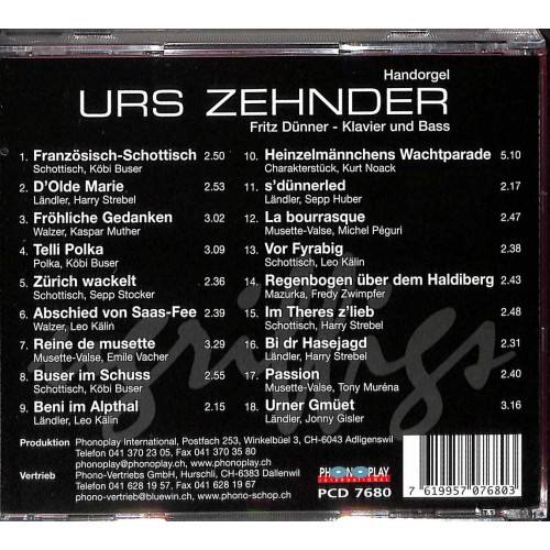Occ. CD Urs Zehnder, Fritz Dünner - ugriffigs vom Köbi Buser
