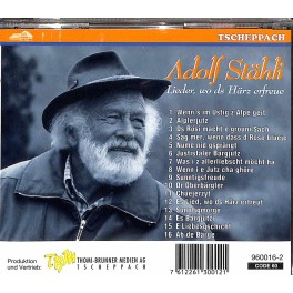 CD Adolf Stähli - Lieder, wo ds Härz erfreue CD Adolf Stähli - Lieder, wo ds Härz erfreue