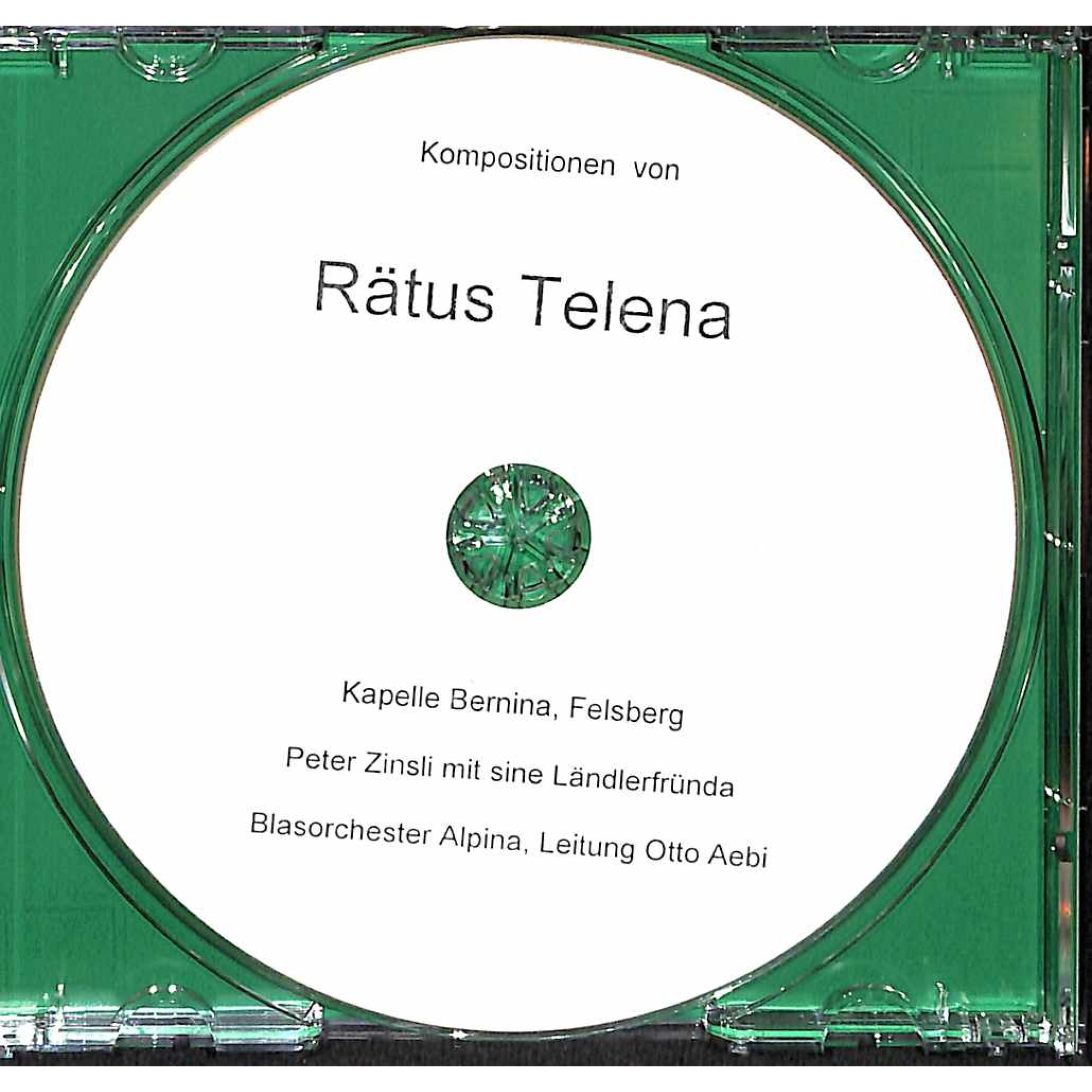 Occ. CD Kompositionen von Rätus Telena (Bundesrat Leon Schlumpf) Occ. CD Kompositionen von Rätus Telena (Bundesrat Leon Schlumpf)