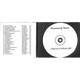 CD-Kopie: Huusmusig Marti - s'Bescht vo 1970 bis 1981 CD-Kopie: Huusmusig Marti - s'Bescht vo 1970 bis 1981