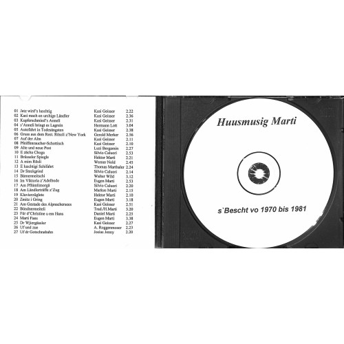 CD-Kopie: Huusmusig Marti - s'Bescht vo 1970 bis 1981