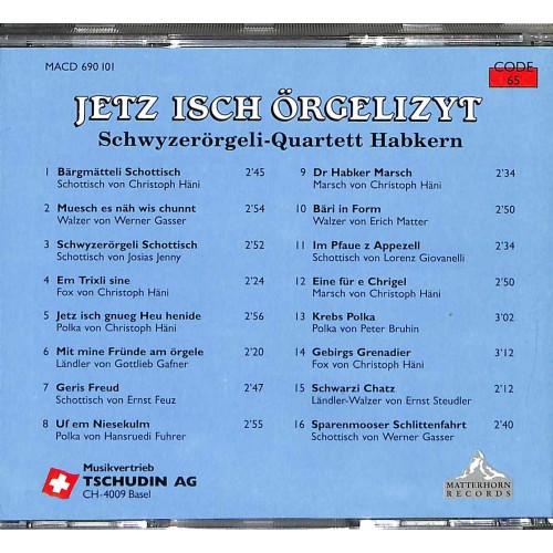 CD SQ Habkern - Jetz isch Örgelizyt