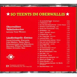 Occ. CD Oberwalliser Volksliederchor, LK Estrina - So teents im Oberwallis
