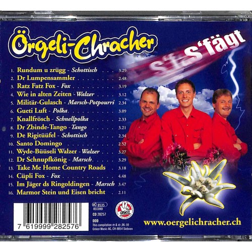 Occ. CD Örgeli-Chracher - s'fägt