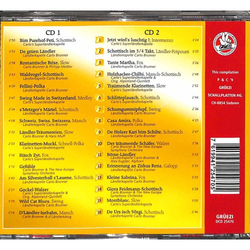Occ. CD Carlo Brunner - GOLD - Die grössten Erfolge   2CD