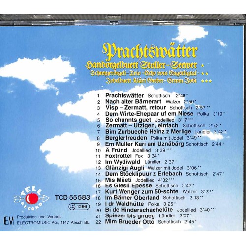 CD-Kopie: HD Stoller-Seewer - Prachtswätter