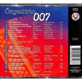 Occ. CD Örgelitrio 007 - Voll is Schwarze Occ. CD Örgelitrio 007 - Voll is Schwarze
