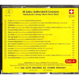 CD-Kopie: 40 Jahre Jodlerchörli Geuensee