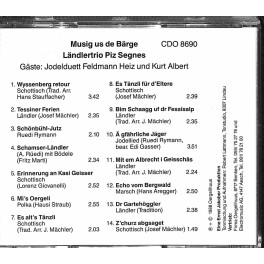CD-Kopie: Ländlertrio Piz Segnes - Musig us de Bärge