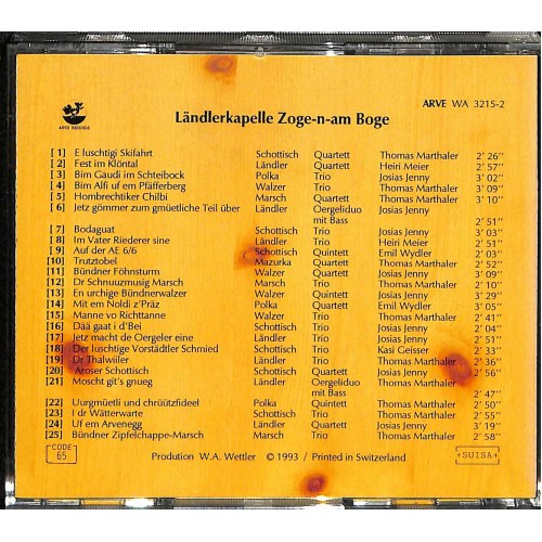 Occ. CD Ländlerkapelle Zoge-n-am Boge