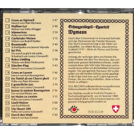 Occ. CD Schwyzerörgeli-Quartett Wymann - Zu Gotthälfs Zyte Occ. CD Schwyzerörgeli-Quartett Wymann - Zu Gotthälfs Zyte